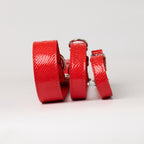 Anaconda Double Leather Dog Collar - additional product view