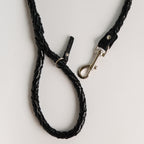 Anaconda Braided Round Leather Dog Leash - additional product view