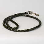 Anaconda Braided Round Leather Dog Leash - additional product view