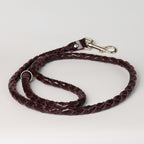 Anaconda Braided Round Leather Dog Leash - additional product view