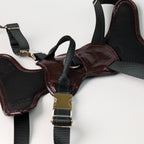 Anaconda Double Leather Dog Harness - additional product view