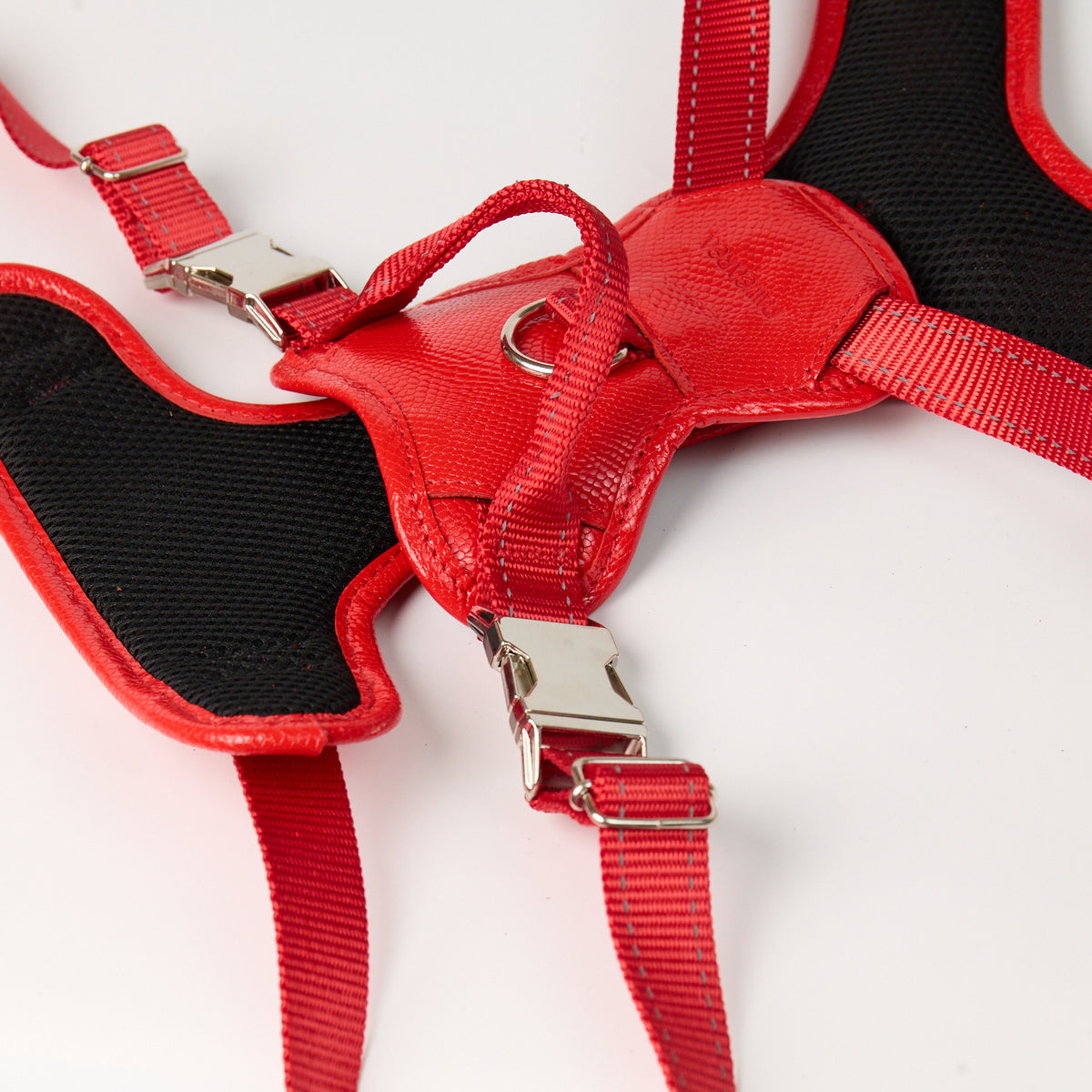 Anaconda Double Leather Dog Harness - additional product view