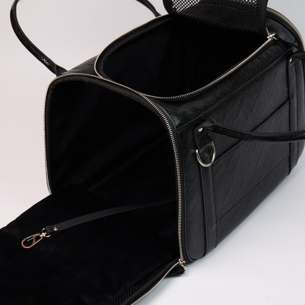 Anaconda Foldable Leather Pet Carrier - additional product view