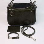 Anaconda Foldable Leather Pet Carrier - additional product view