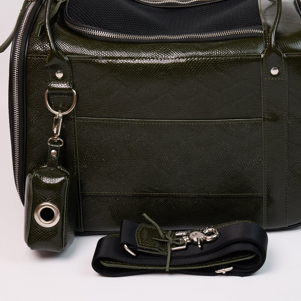 Anaconda Foldable Leather Pet Carrier - additional product view