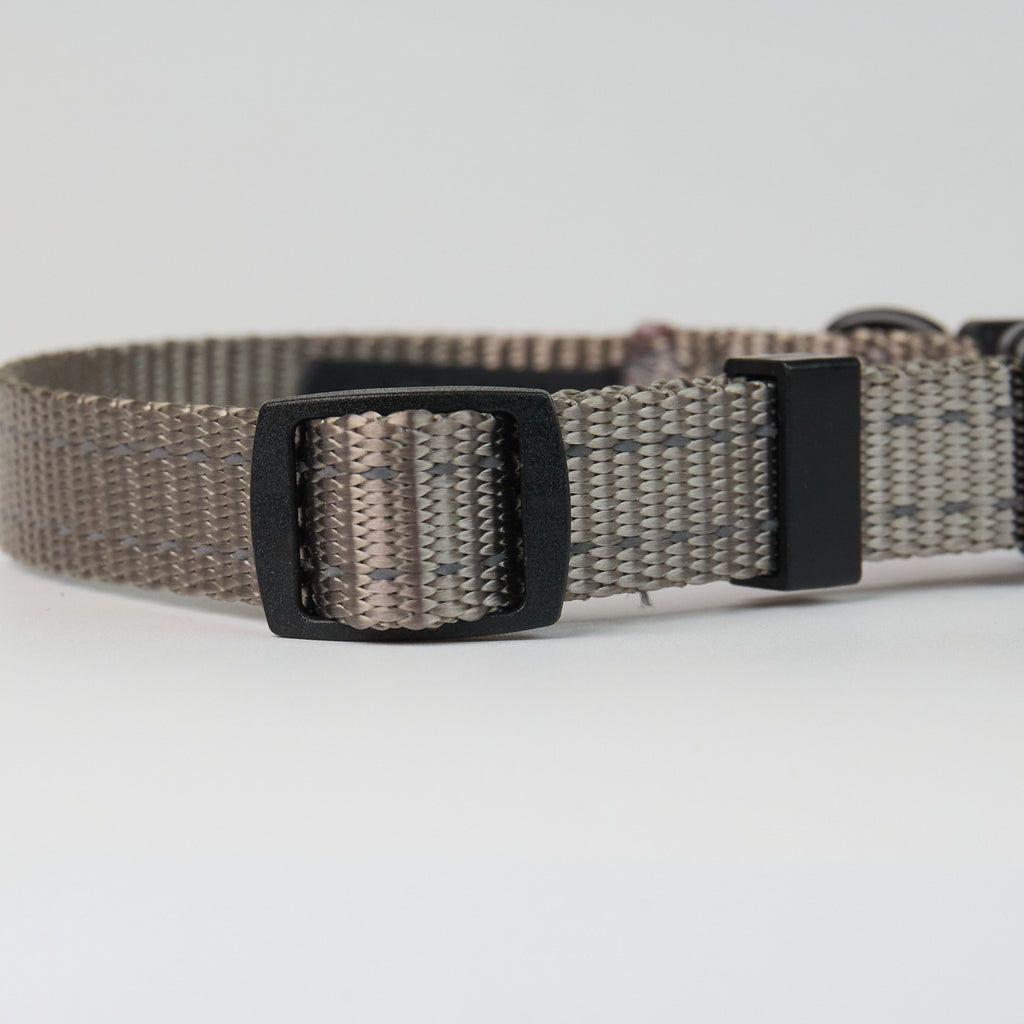 Nylon Dog Collar – Adjustable Everyday Collar for Dogs - close-up product detail