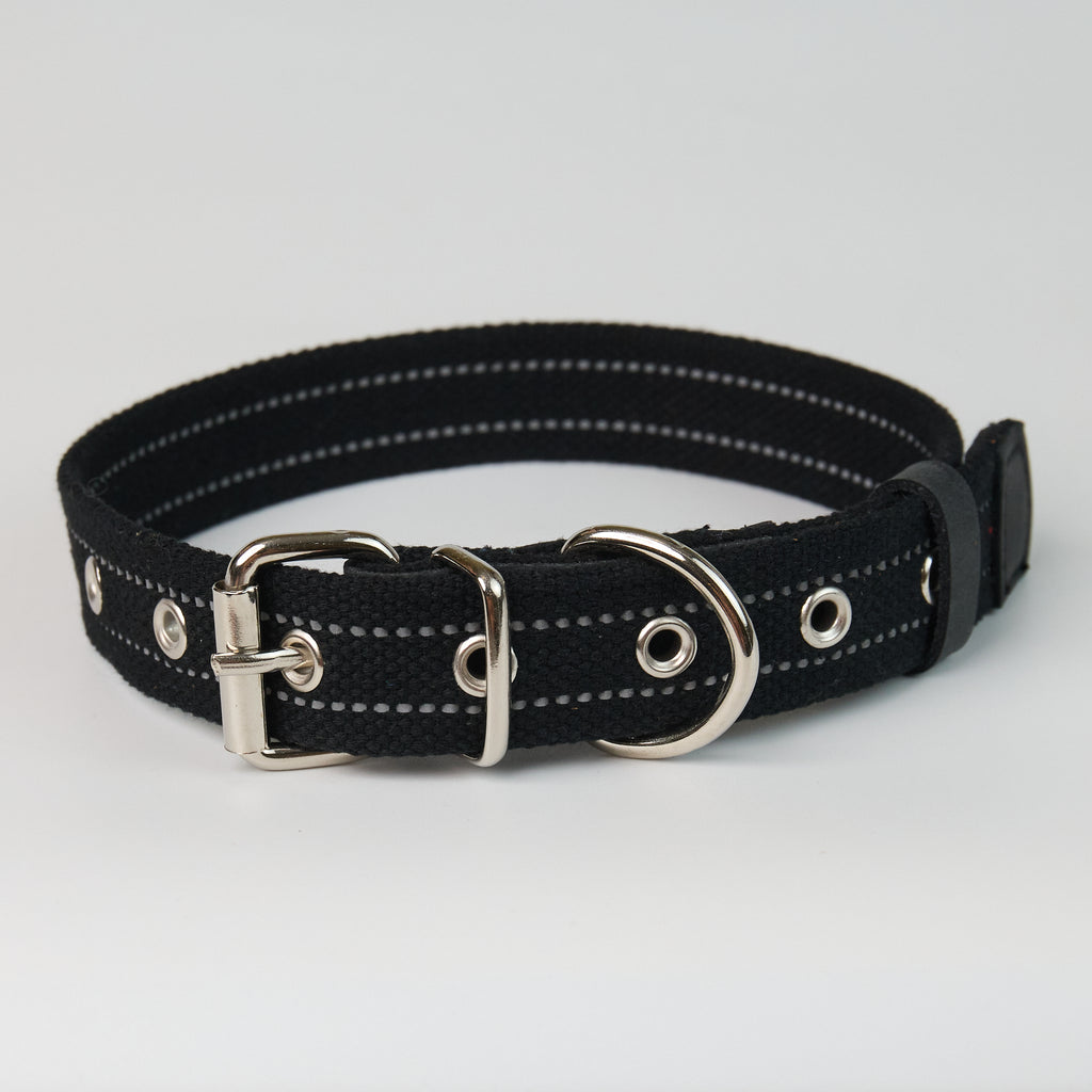 Reflective Canvas Dog Collar - additional product view