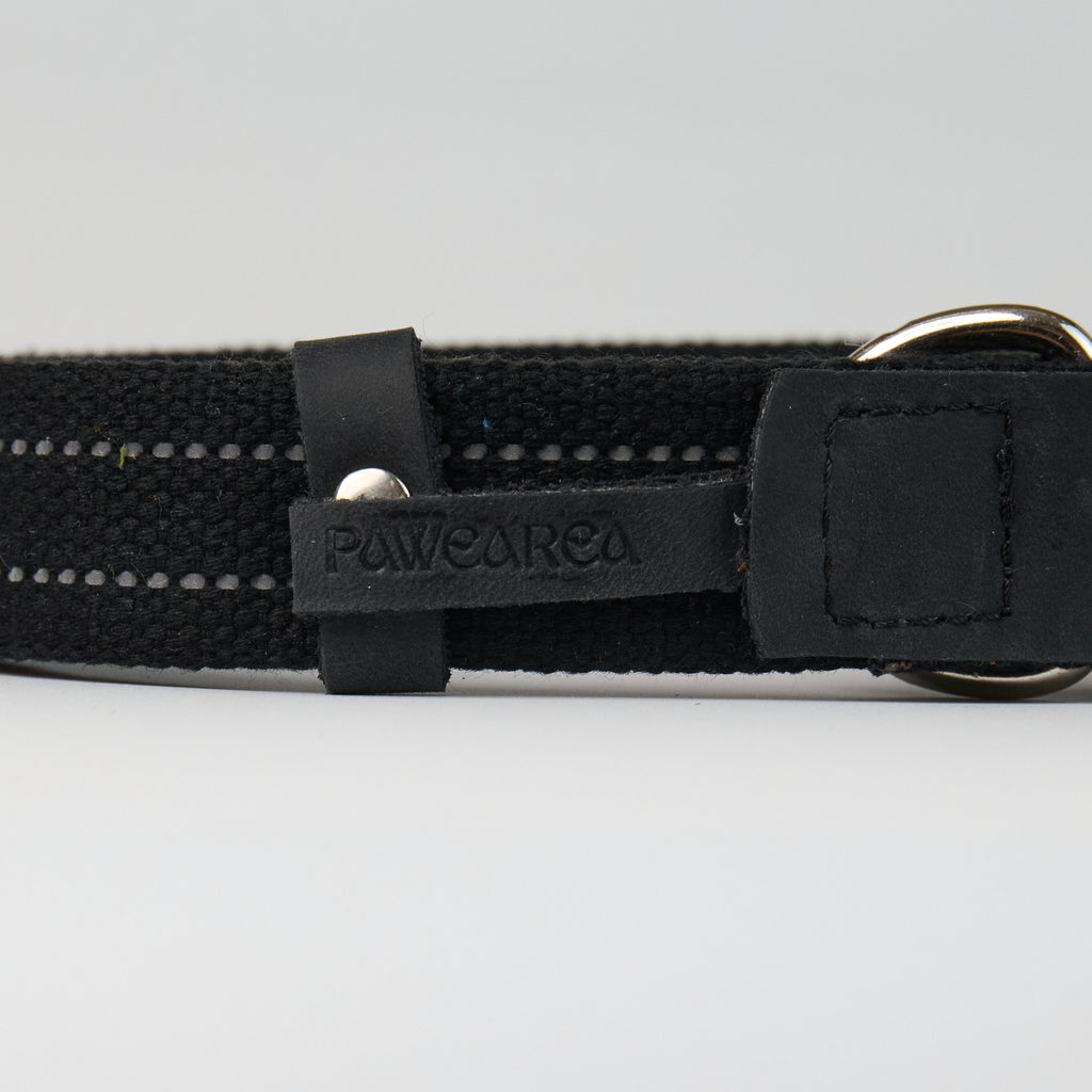 Reflective Canvas Dog Collar - additional product view