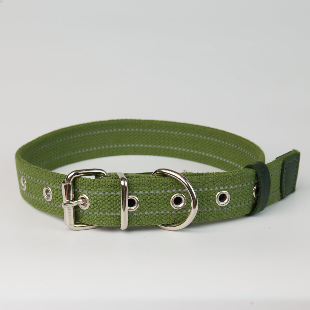 Reflective Canvas Dog Collar - additional product view