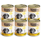 Dogs’n Tiger Junior, Welpen Premium Hundefutter, Nassfutter, Getreidefrei, Fein Gemacht, Huhn & Süßkartoffel