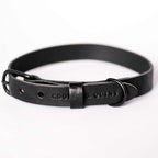 Collar para perro – Piel (negro)