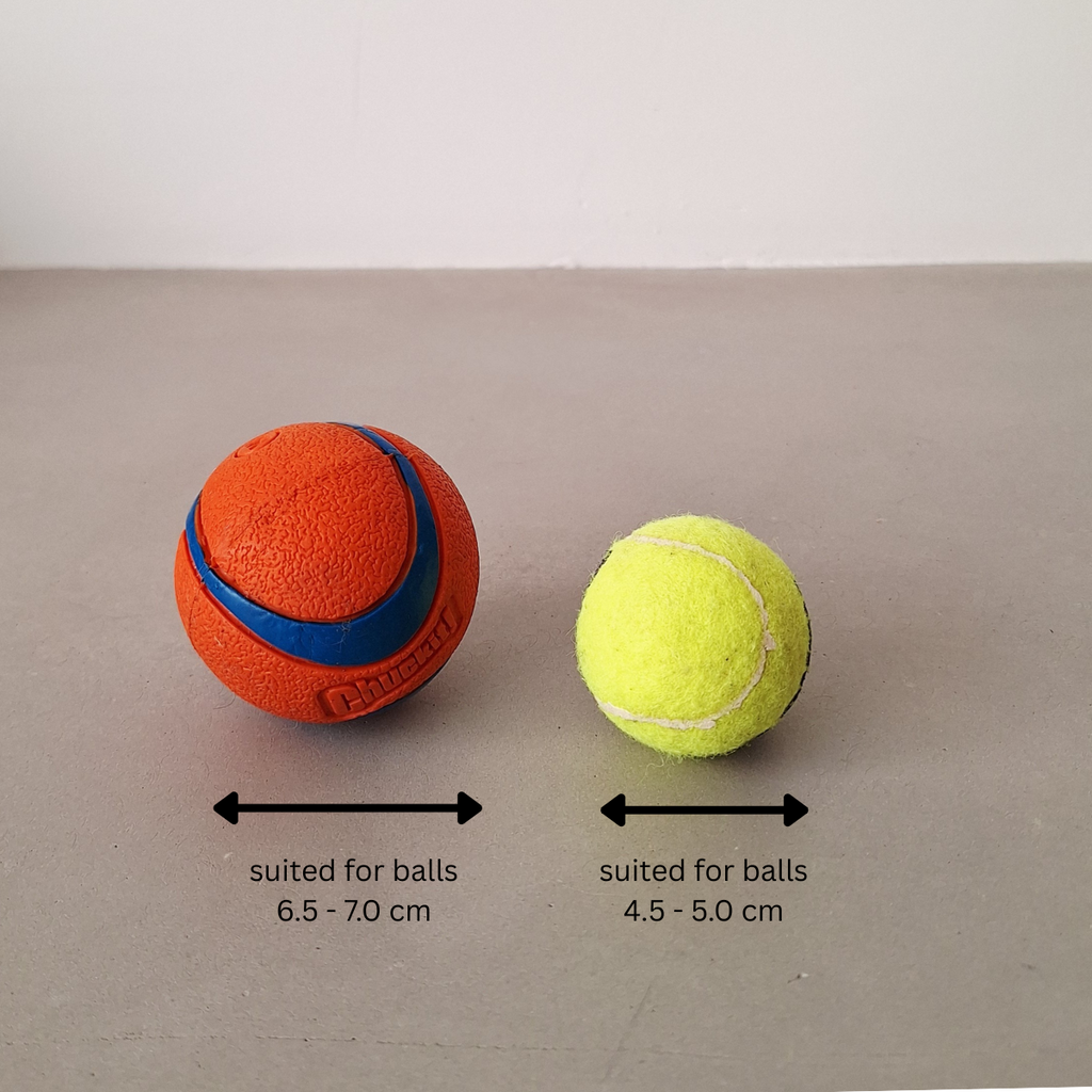 Sujetador de pelotas de tenis – Marrón