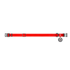 WAUDOG Waterproof Dog Collar with QR Passport - Red