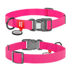 WAUDOG Waterproof Dog Collar with QR Passport - Pink