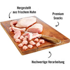 Adult Katzen Snacks, Leckerlies, 99% gefriergetrocknetes Hühnchenbrustfilet