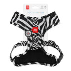 WAUDOG Mesh Breathable Dog Harness with QR Pet Tag - Zebra