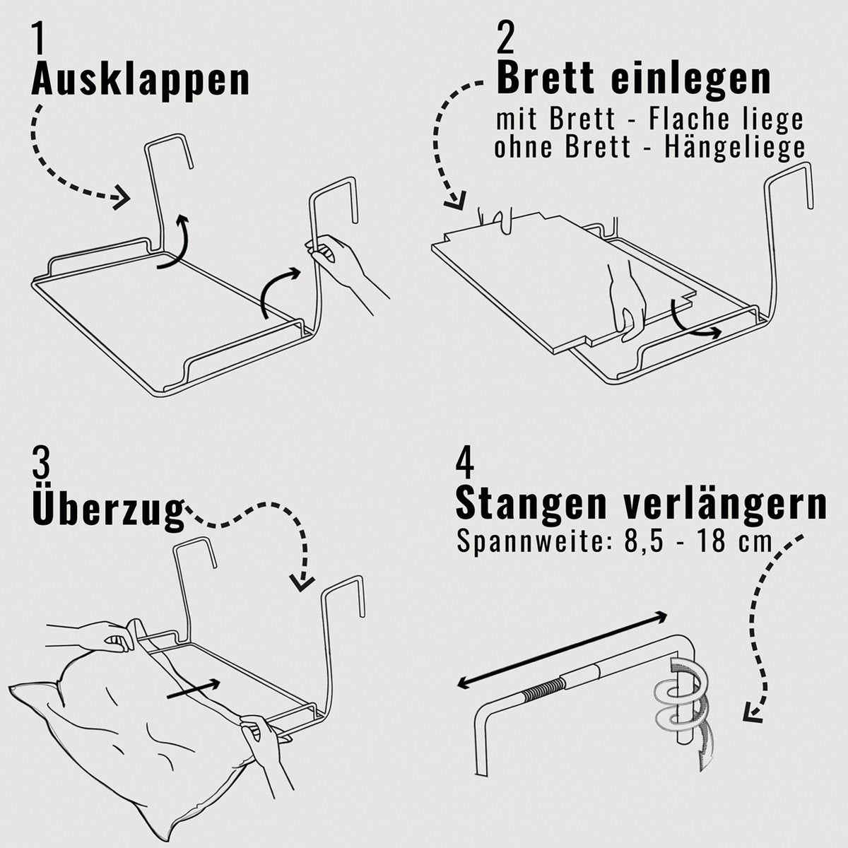 Acogedora Cama para Gatos de Radiador con 5 Palitos de Matatabi