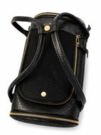 Luxury Airline-Approved Pet Carrier in Genuine Leather with Python Texture