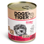 Dogs’n Tiger Adult Premium Hundefutter, Nassfutter, Getreidefrei, Guadn, Rind & Kürbis