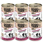 Dogs’n Tiger Junior, Hundefutter, Lammfromm, Hunde Nassfutter, Welpen Futter, Monoproteine, Lamm & Kürbis