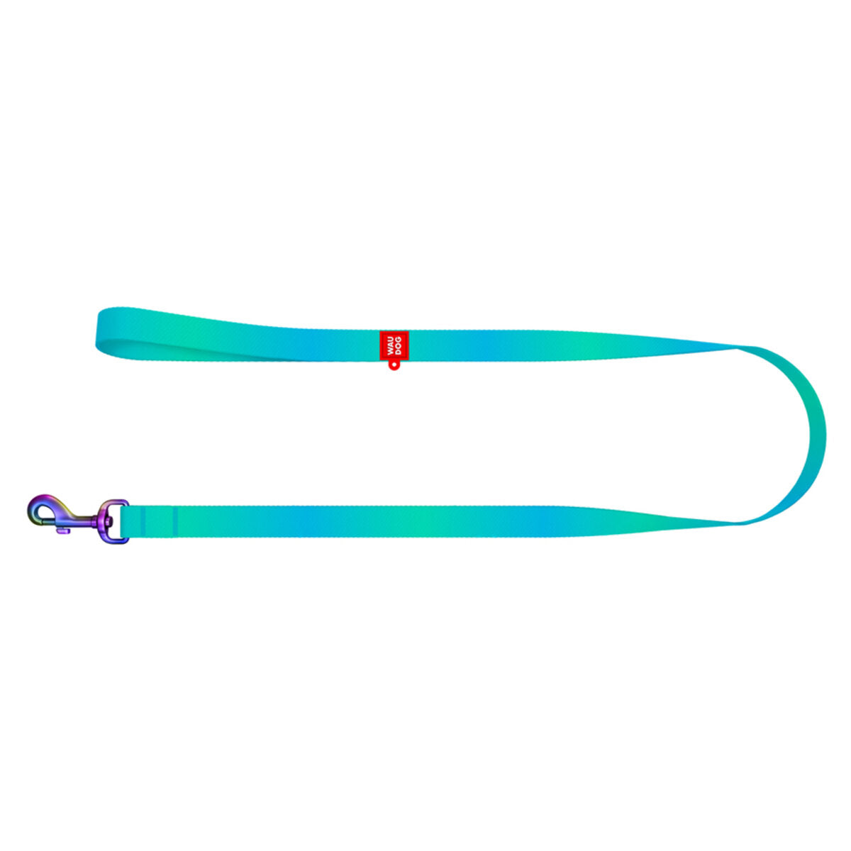 WAUDOG Nylon Dog Leash - Gradient - Blue