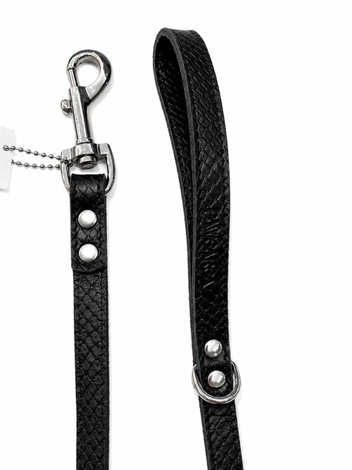 PAWEAREA Signature Embossed Leather Dog Leash