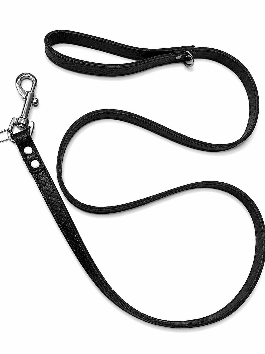 PAWEAREA Signature Embossed Leather Dog Leash