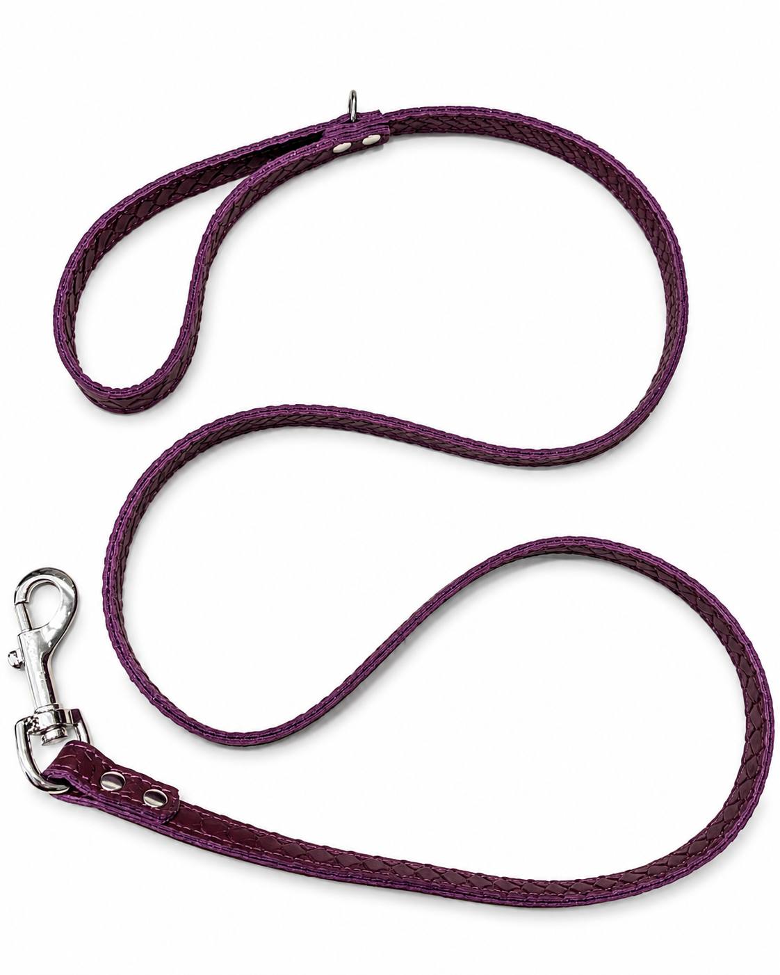 PAWEAREA Signature Embossed Leather Dog Leash