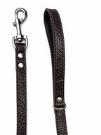 PAWEAREA Signature Embossed Leather Dog Leash