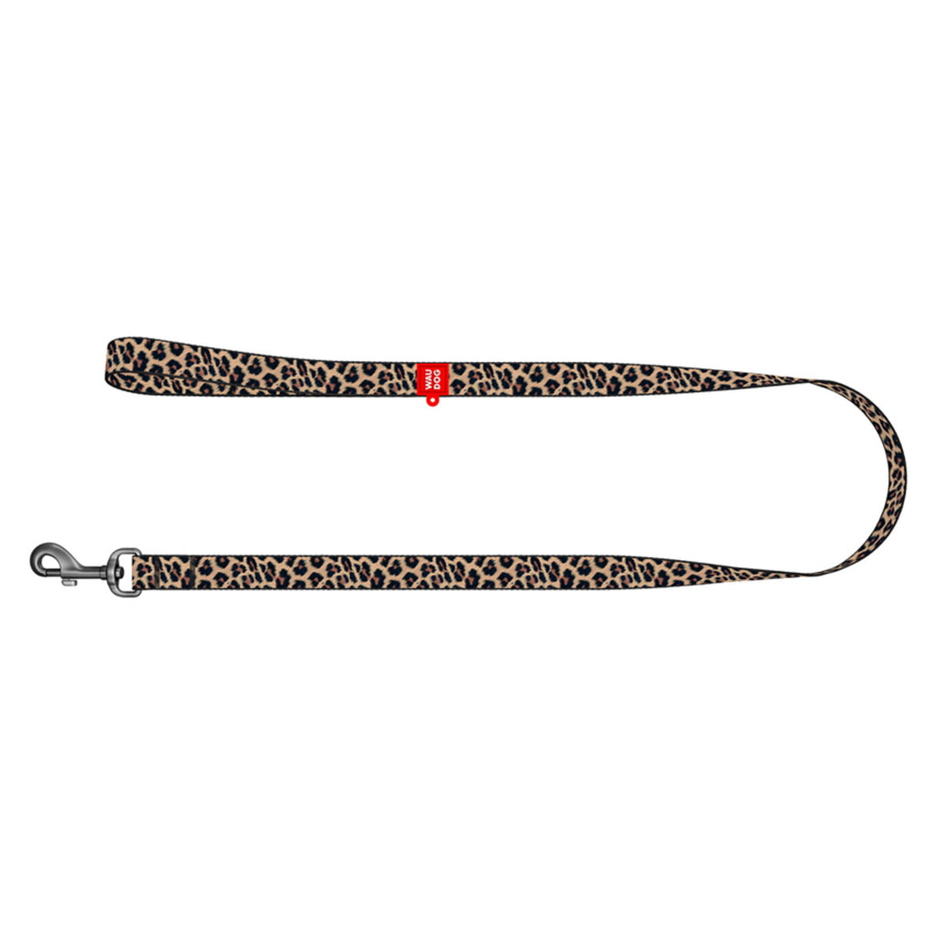 WAUDOG Nylon Dog Leash - Leopard