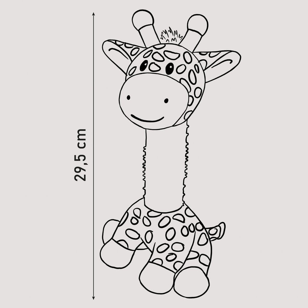 Juguete para Perro – Jirafa de Peluche con Sonajero