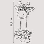 Juguete para Perro – Jirafa de Peluche con Sonajero