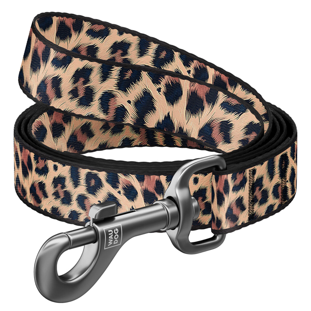 WAUDOG Nylon Dog Leash - Leopard