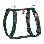 WAUDOG Nylon Dog H-Harness with QR Passport - Scales