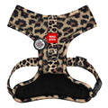 WAUDOG Mesh Breathable Dog Harness with QR Pet Tag - Leopard