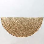 Alfombra Redonda de Hierba Marina – Tejida a Mano Estilo Boho Natural (2 Tamaños, 100/120 cm)