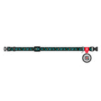 WAUDOG Nylon Dog Collar with QR Passport - Scales