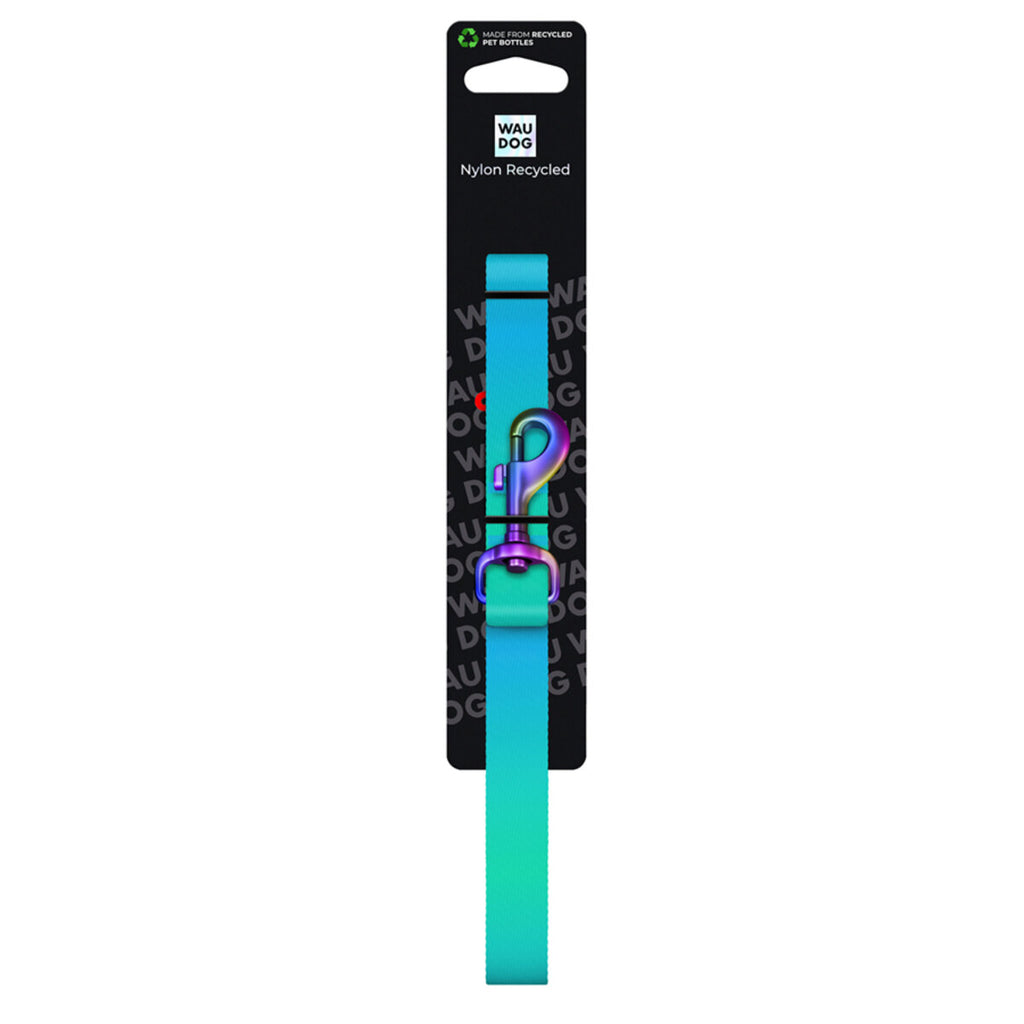 WAUDOG Nylon Dog Leash - Gradient - Blue