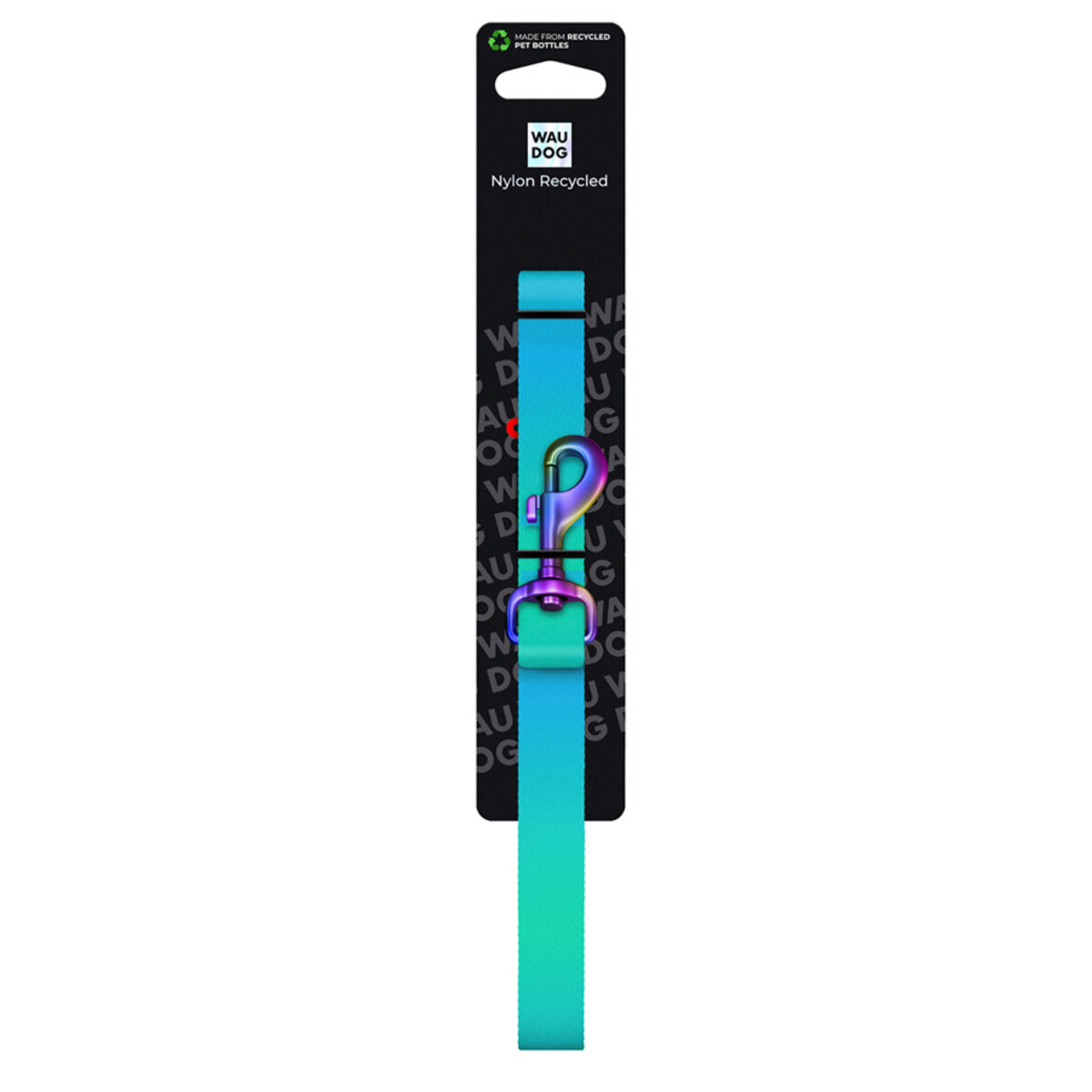 WAUDOG Nylon Dog Leash - Gradient - Blue
