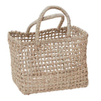 Bolso de mano de yute trenzado – Bolso de compras y playa (2 tamaños)