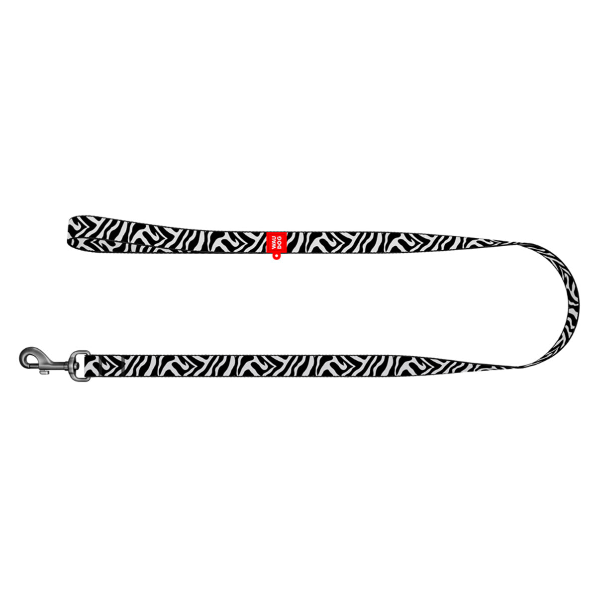 WAUDOG Nylon Dog Leash - Zebra