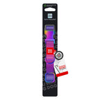 WAUDOG Nylon Dog Collar with QR Passport - Gradient - Purple
