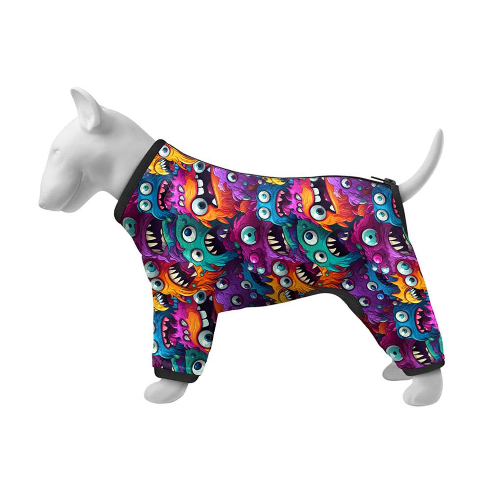 WAUDOG Clothes Dog Windbreaker - Toothy monsters