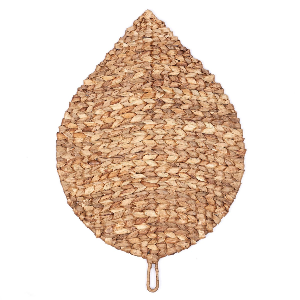 Juego de manteles individuales boho con forma de hoja de jacinto de agua (2, 4 o 6 piezas, 48 cm)