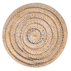 Juego de manteles individuales boho de ratán (2, 4 o 6 piezas, 35 cm)