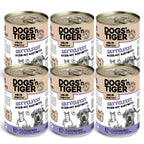 Dogs’n Tiger Adult Hundefutter, Nassfutter, Sattelfest, Getreidefrei, hypoallergen, Monoprotein, Pferd & Kartoffel
