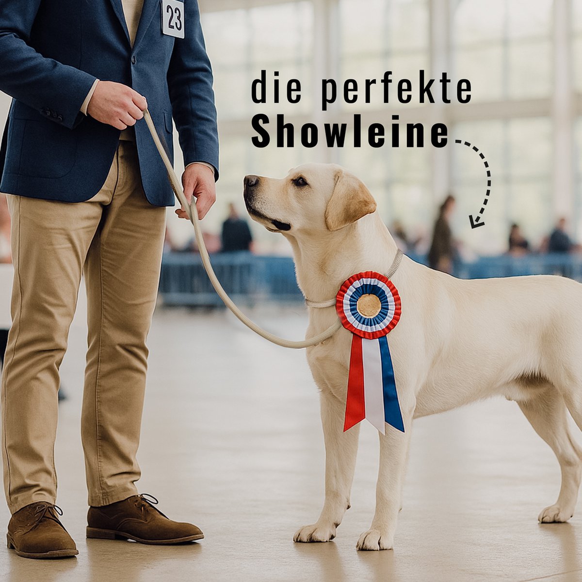Schlupfhundleine mit integriertem Halsband