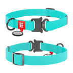 WAUDOG Waterproof Dog Collar with QR Passport - Menthol