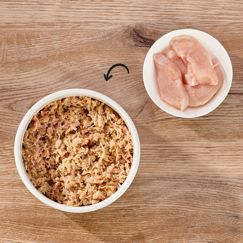 Dogs’n Tiger Adult Premium Katzenfutter, Nassfutter, Getreidefrei, Genuss, Huhn