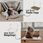 Acogedora Cama para Gatos de Radiador con 5 Palitos de Matatabi